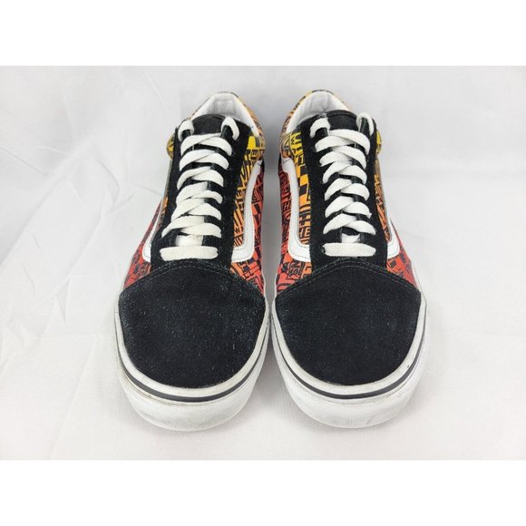 Vans Old Skool Off The Wall Shoes Sneakers Size Mens 8 Womens 9.5 Black 721356 - Picture 6 of 12